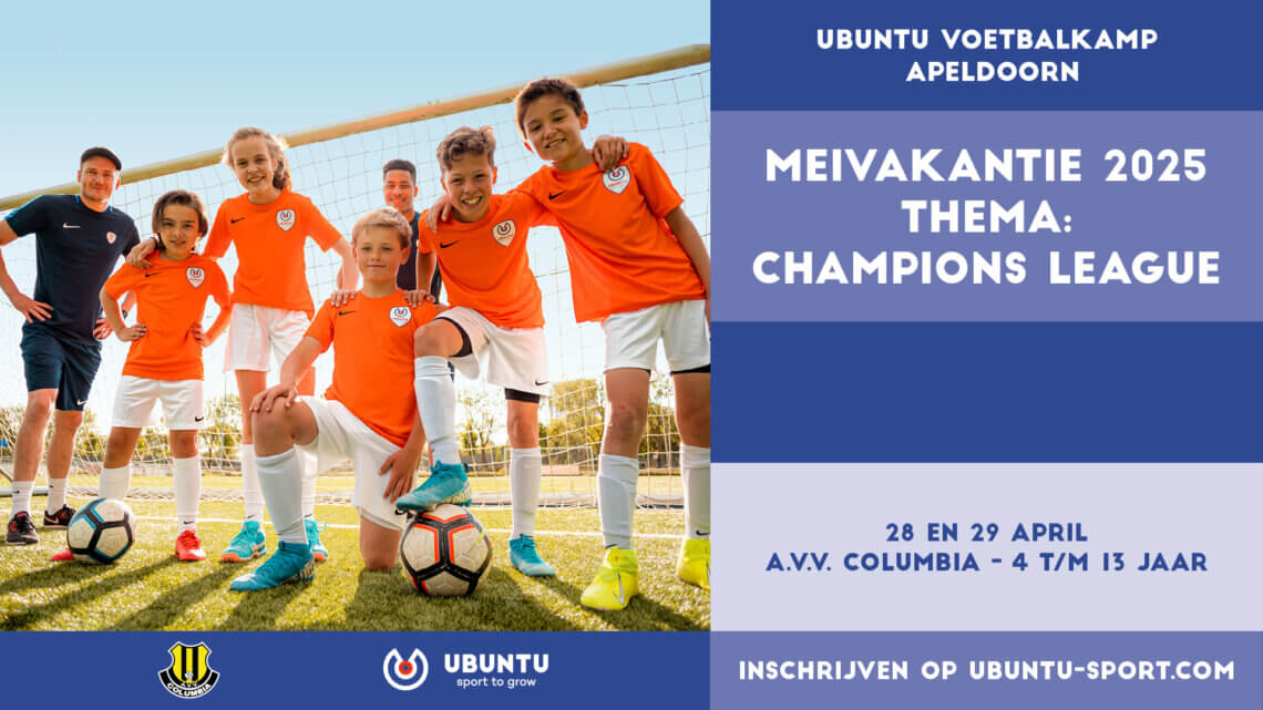 Ubuntu Voetbalkamp voor het eerst in Apeldoorn!