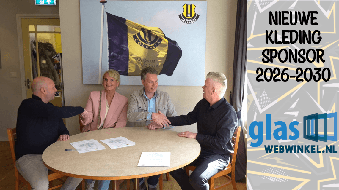 Glaswebwinkel.nl nieuwe shirtsponsor