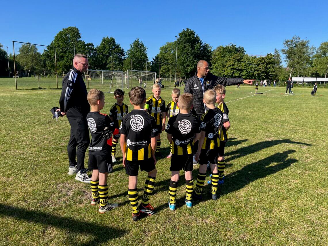 Columbia JO9-3 vs. Groen Wit JO9-4: de samenwerking kon beter