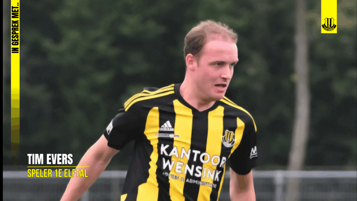 1e elftal speler Tim Evers – “Top 5 moet lukken”. 1e elftal speler Tim Evers – “Top 5 moet lukken”.