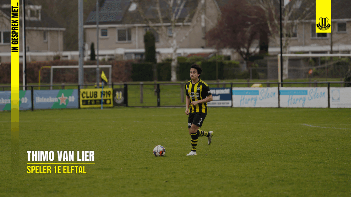 Thimo van Lier: “Terug op mijn plek” Thimo van Lier: “Terug op mijn plek”