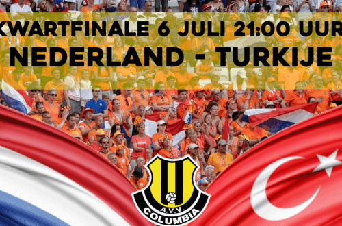 EK-wedstrijd Nederland – Turkije (zaterdag 6 juli / 21.00 uur)