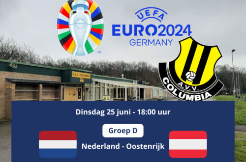 EK-wedstrijd Nederland – Oostenrijk (dinsdag 25 juni / 18.00 uur)